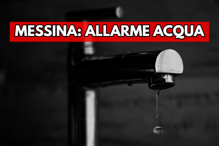 Messina: allarme idrico