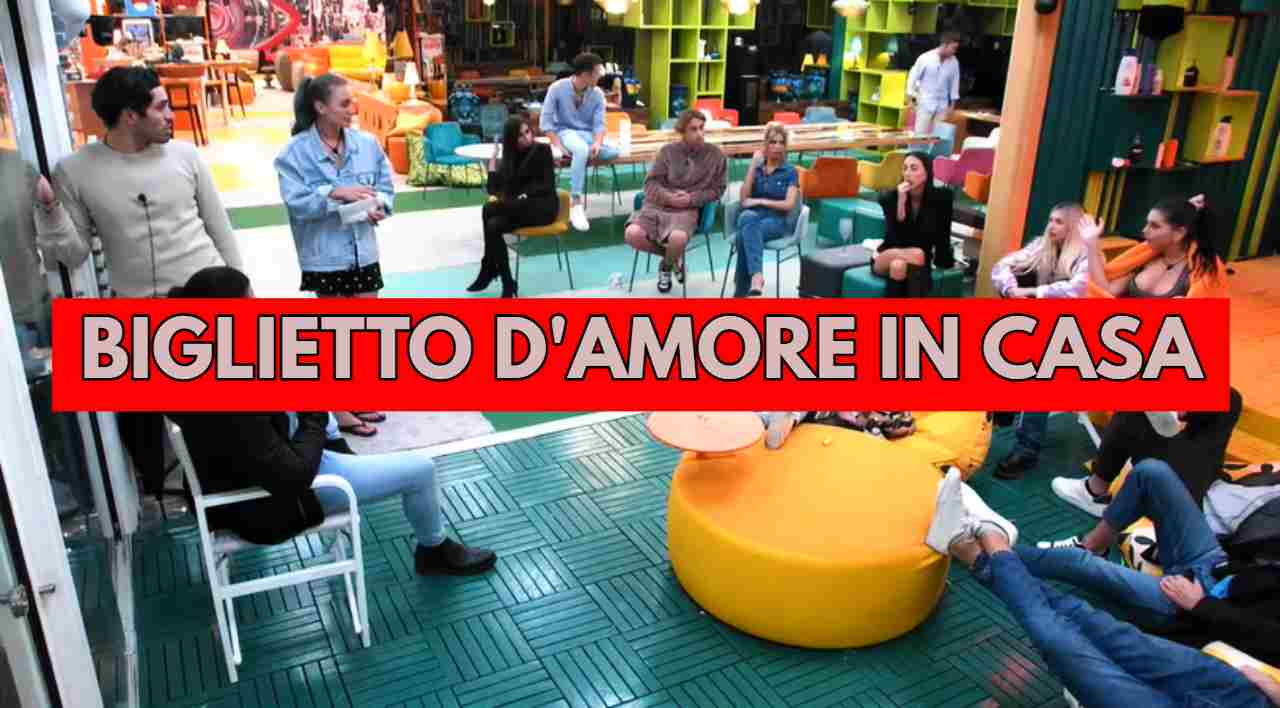 GF VIP 7: biglietto d'amore in casa