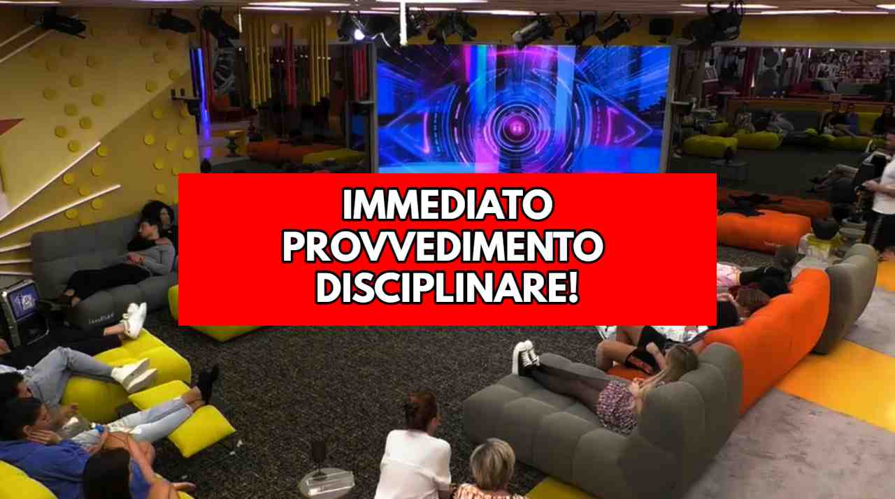 GF Vip: provvedimento disciplinare