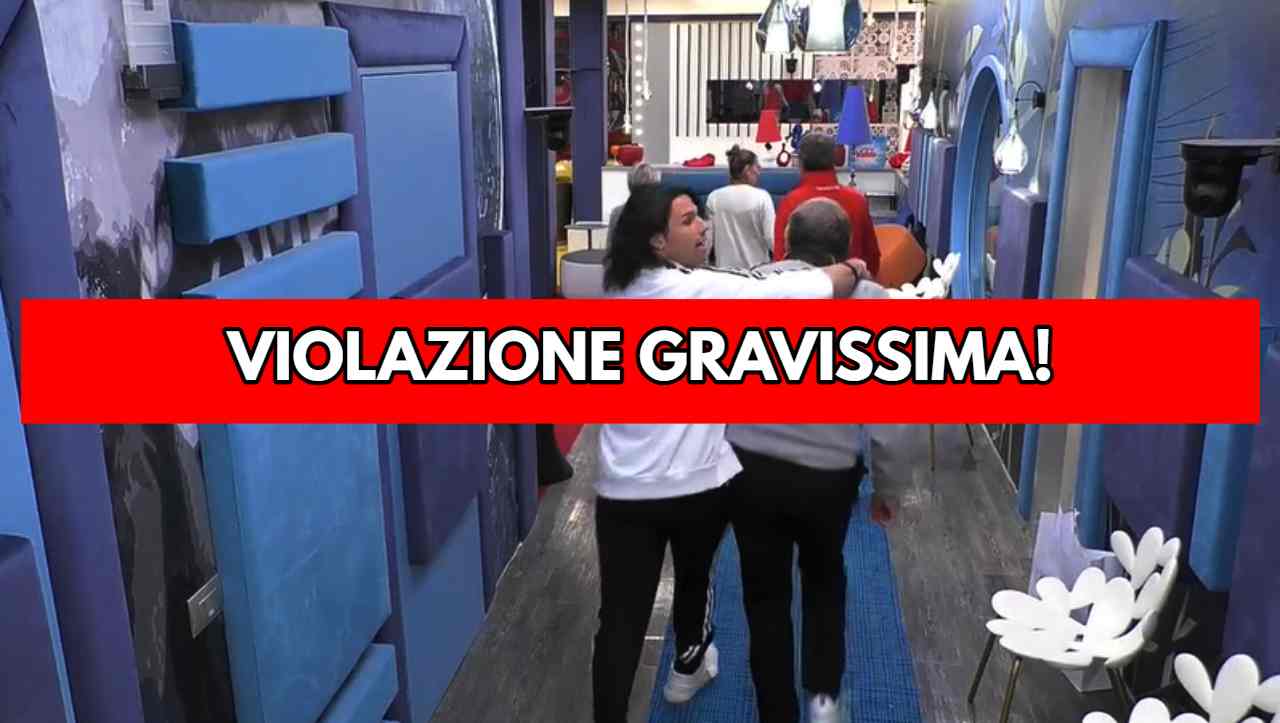 Grande Fratello, violazione gravissima