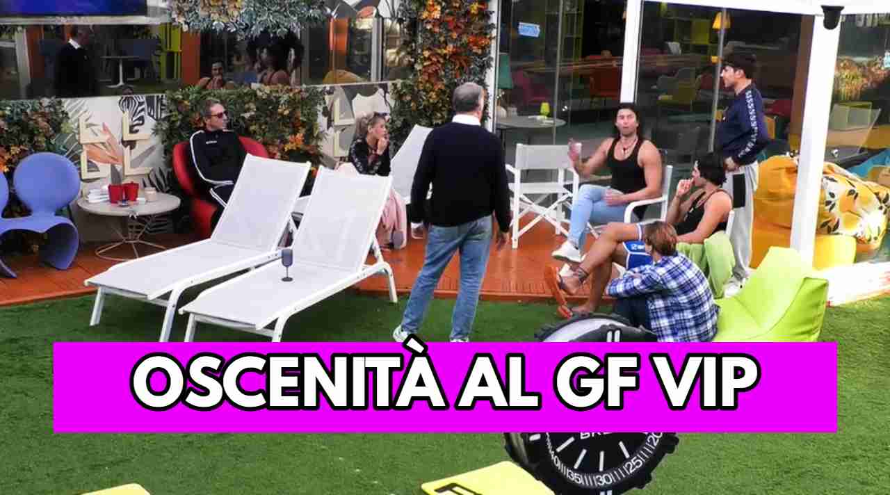 Grande Fratello Vip: oscenità in casa