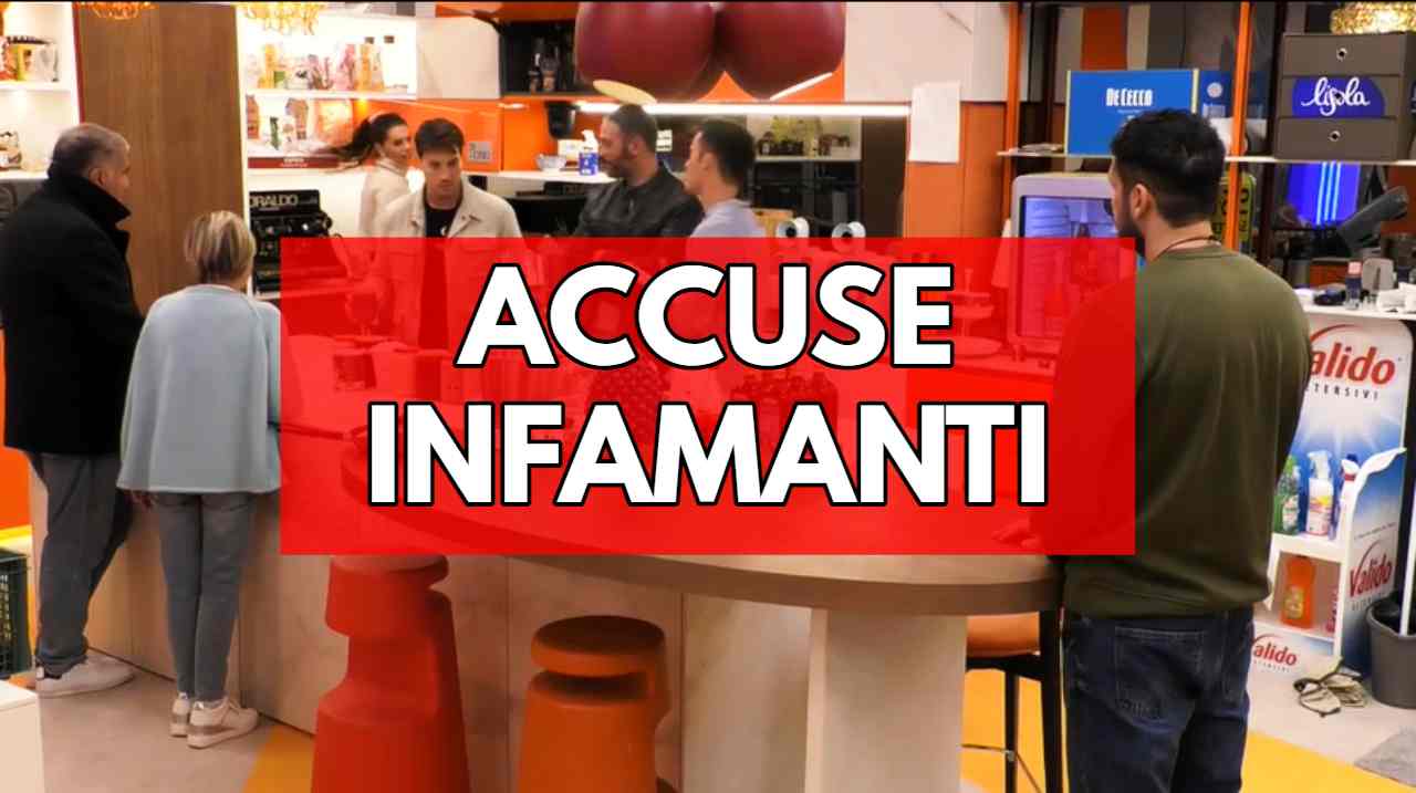 Grande Fratello Vip: accuse infamanti