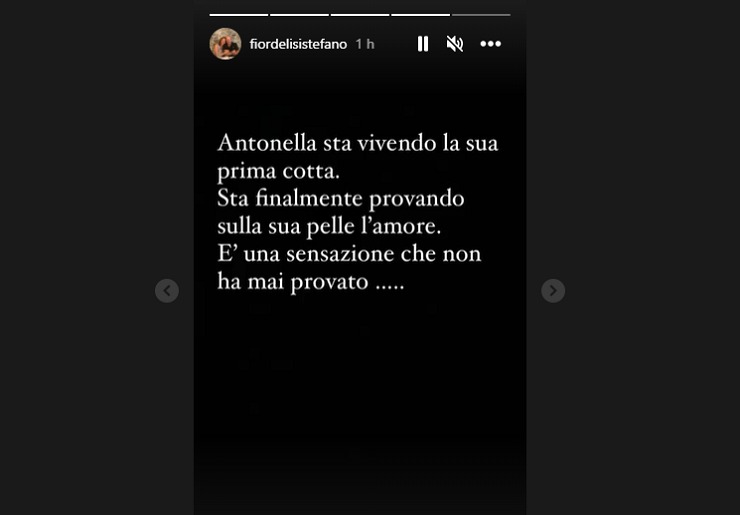 Il padre di Antonella Fiordelisi su Instagram