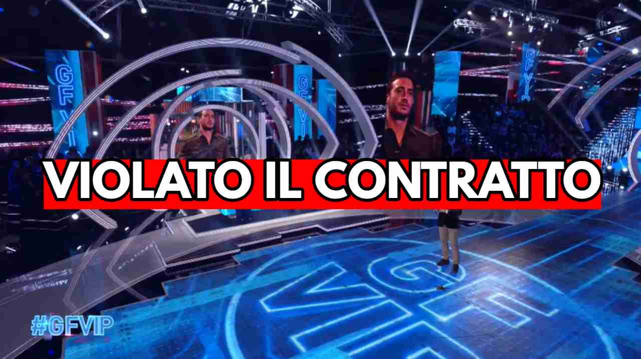 GF VIP: violato il contratto