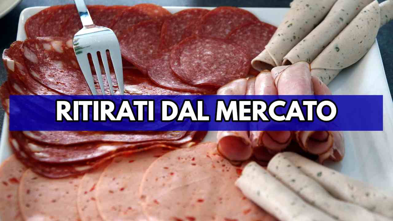 Salumi ritirati dal mercato